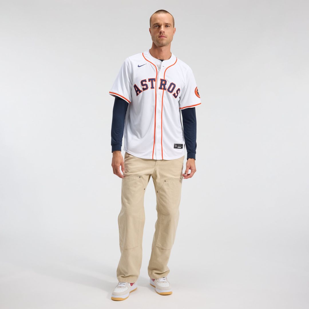 Houston Astros Nike Home Limited Baseball Jersey - White