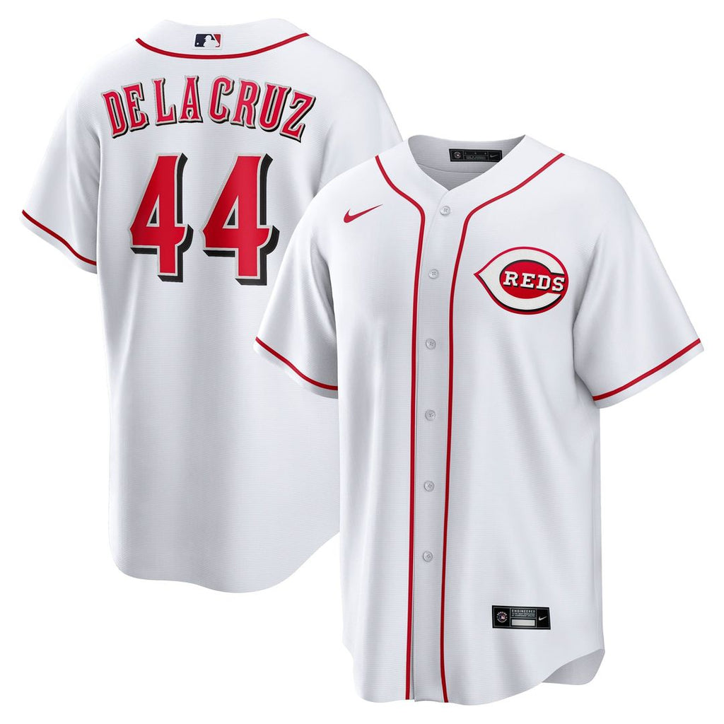 Cincinnati Reds Nike Elly De La Cruz Home Replica Baseball Jersey - White