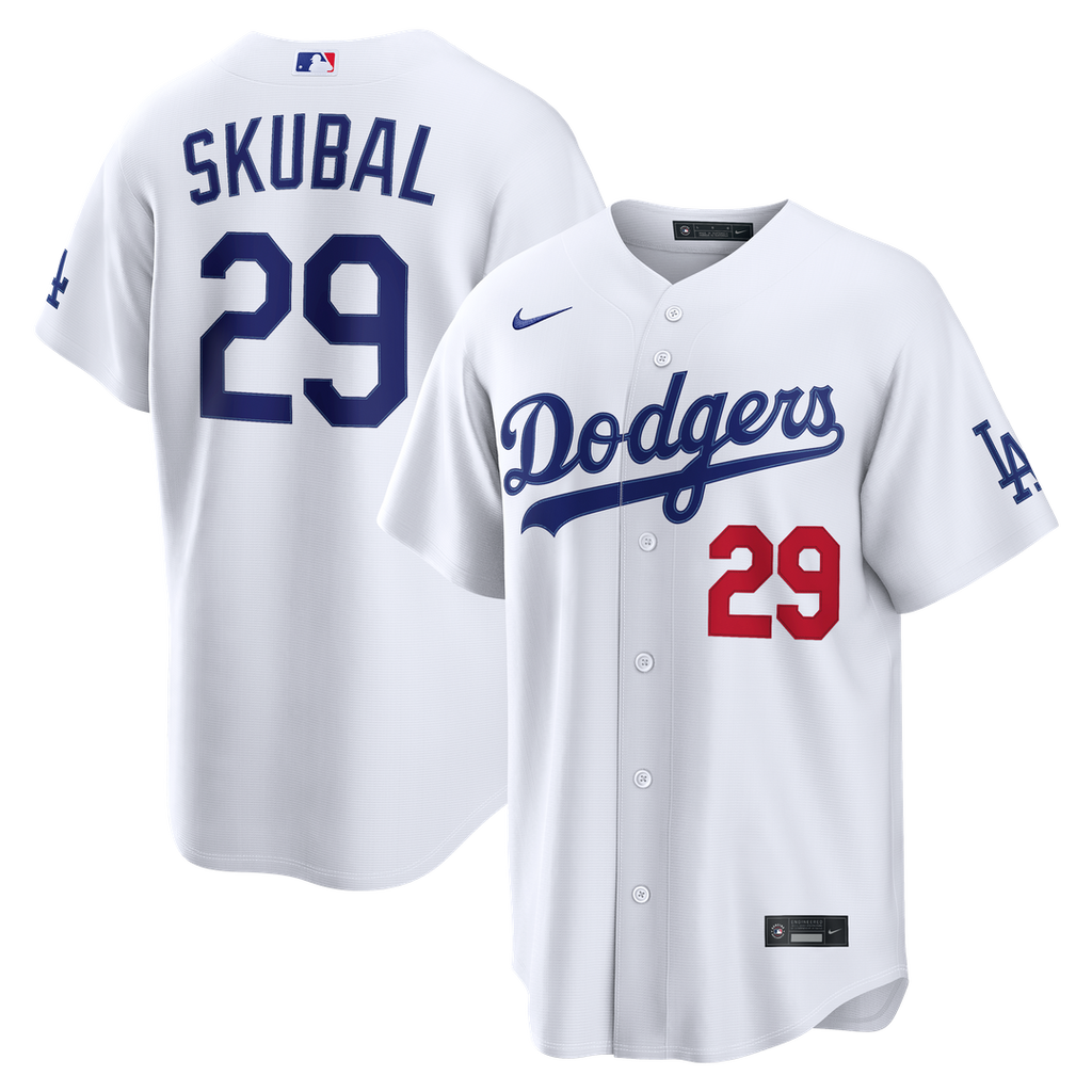 Los Angeles Dodgers Nike Tarik Skubal Home Stadium Baseball Jersey - White