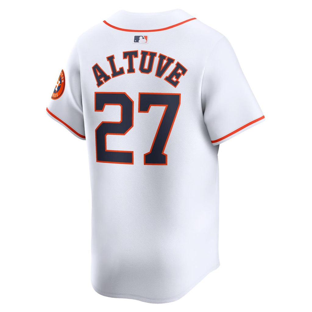 Houston Astros Nike Jose Altuve Home Limited Baseball Jersey - White