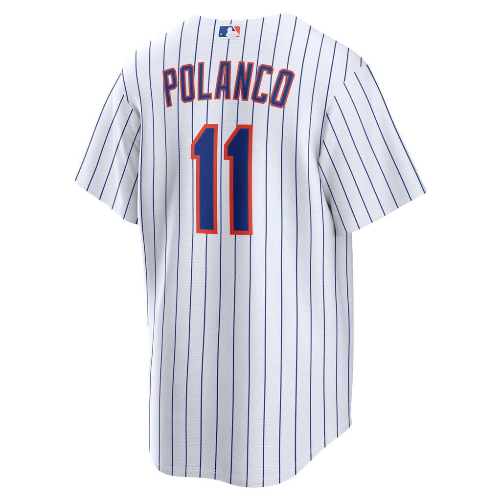 New York Mets Nike Jorge Polanco Home Replica Baseball Jersey - White