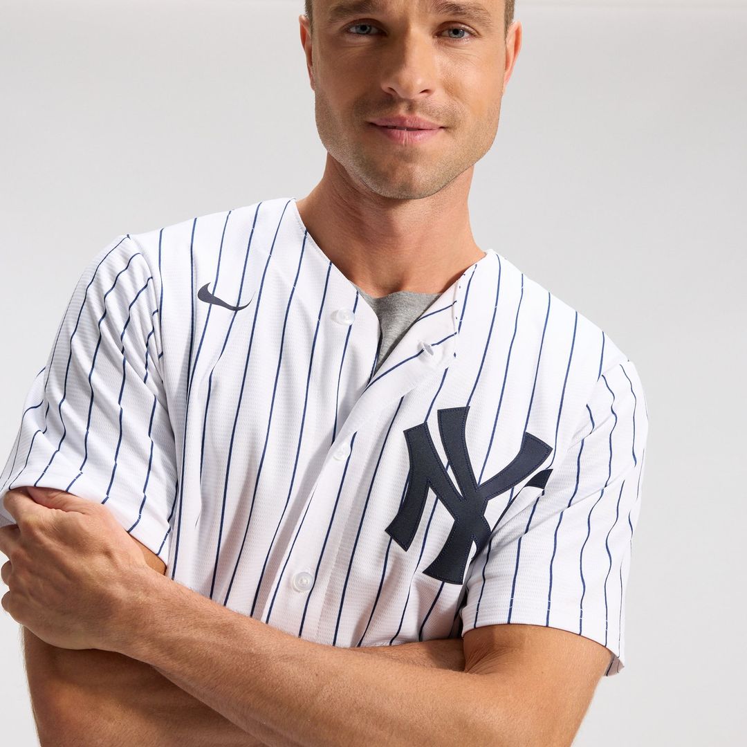 New York Yankees Nike Home Replica Team Baseball Jersey - White
