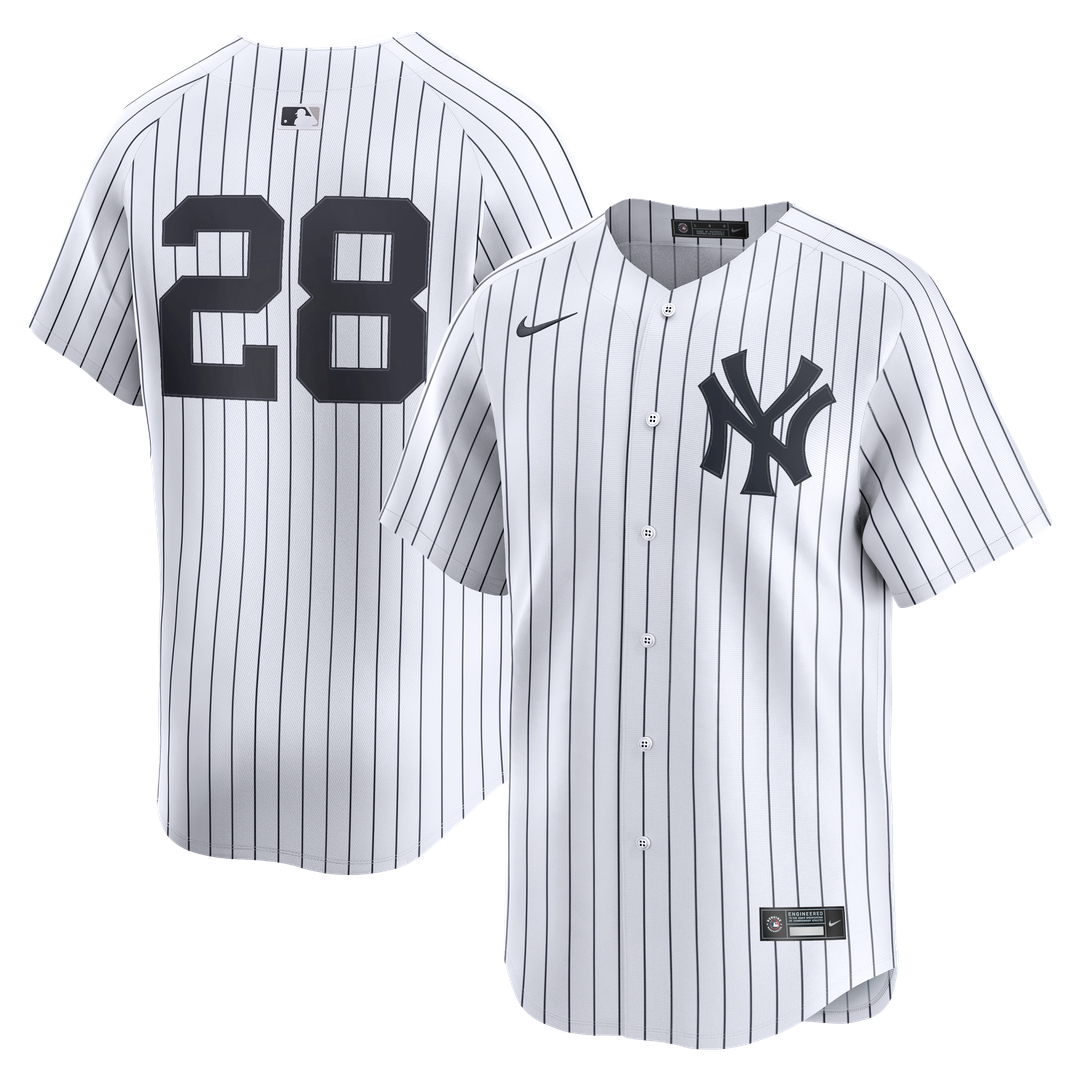 New York Yankees Nike Austin Wells Home Limited Baseball Jersey - White