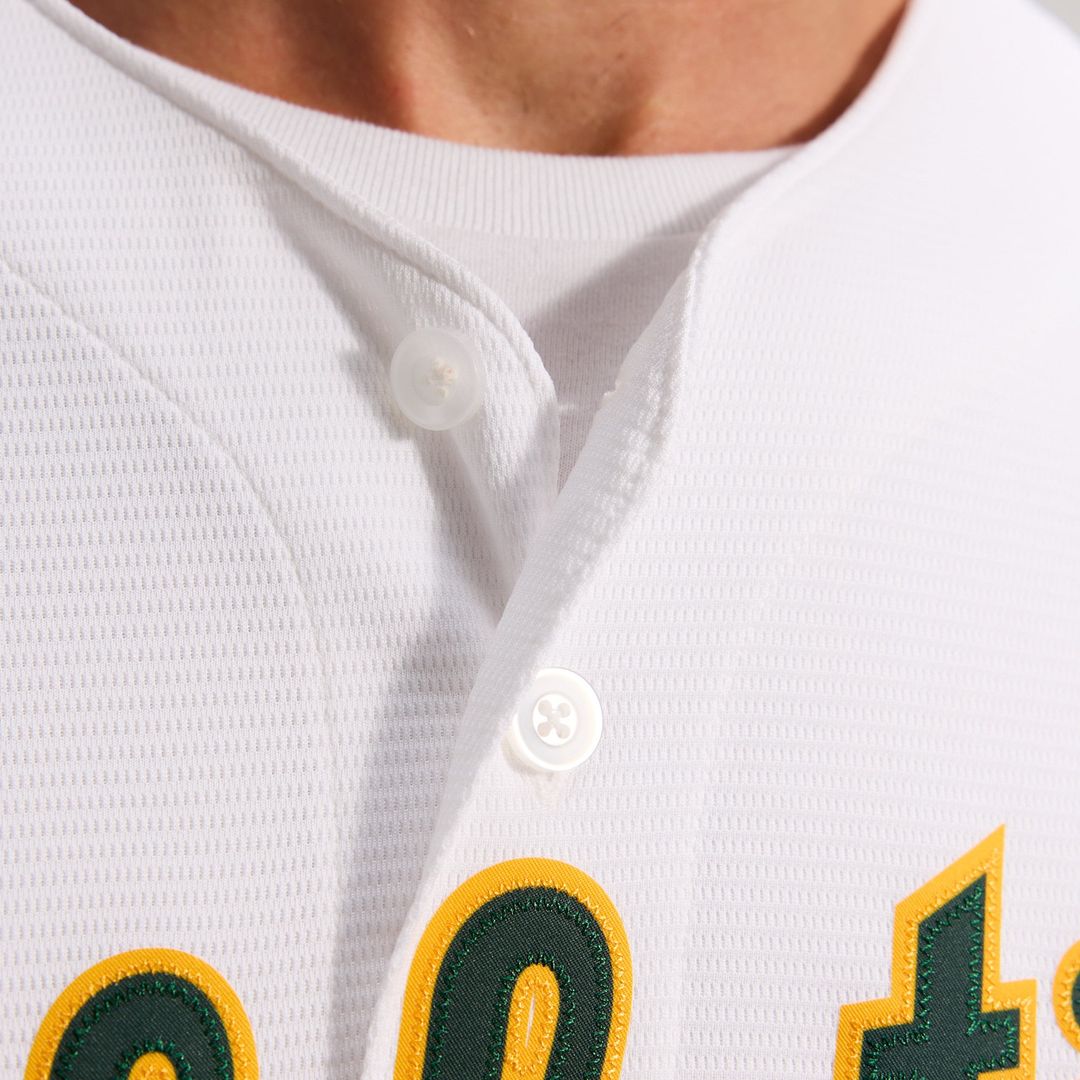 Athletics Nike Home Replica Team Baseball Jersey - White