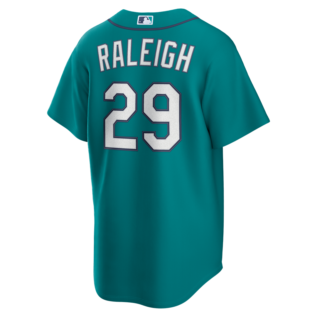 Seattle Mariners Nike Cal Raleigh Alternate Replica Baseball Jersey - Cream