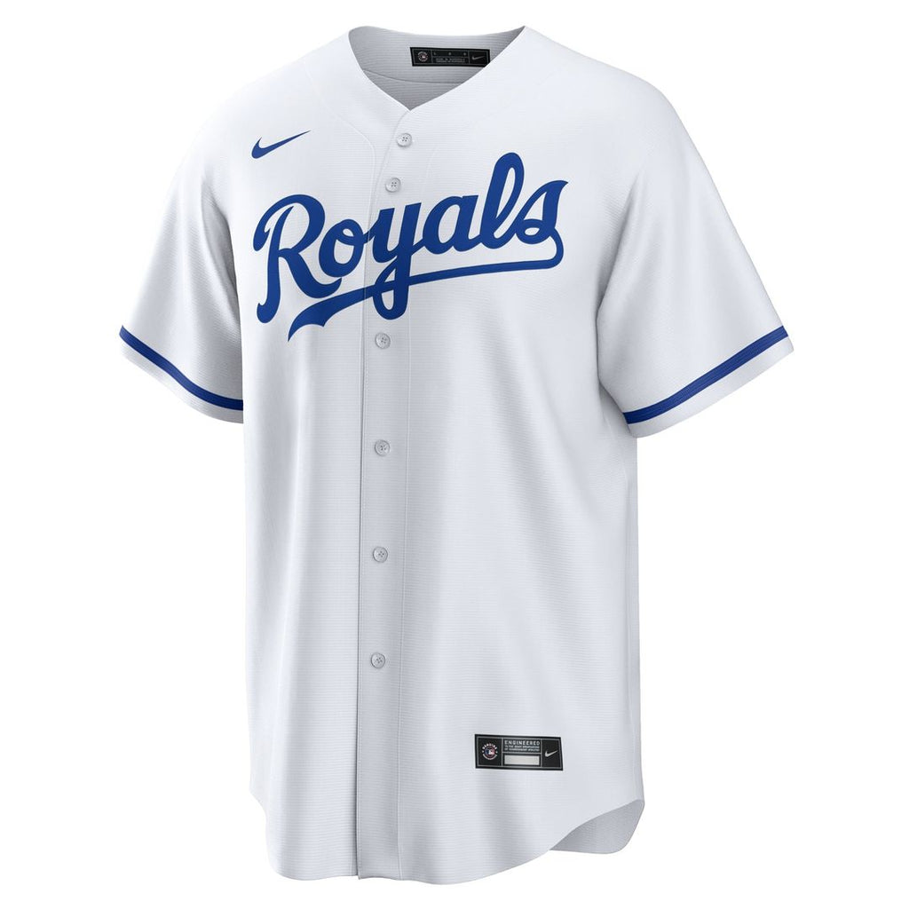 Kansas City Royals Nike Michael Massey Home Replica Baseball Jersey - White