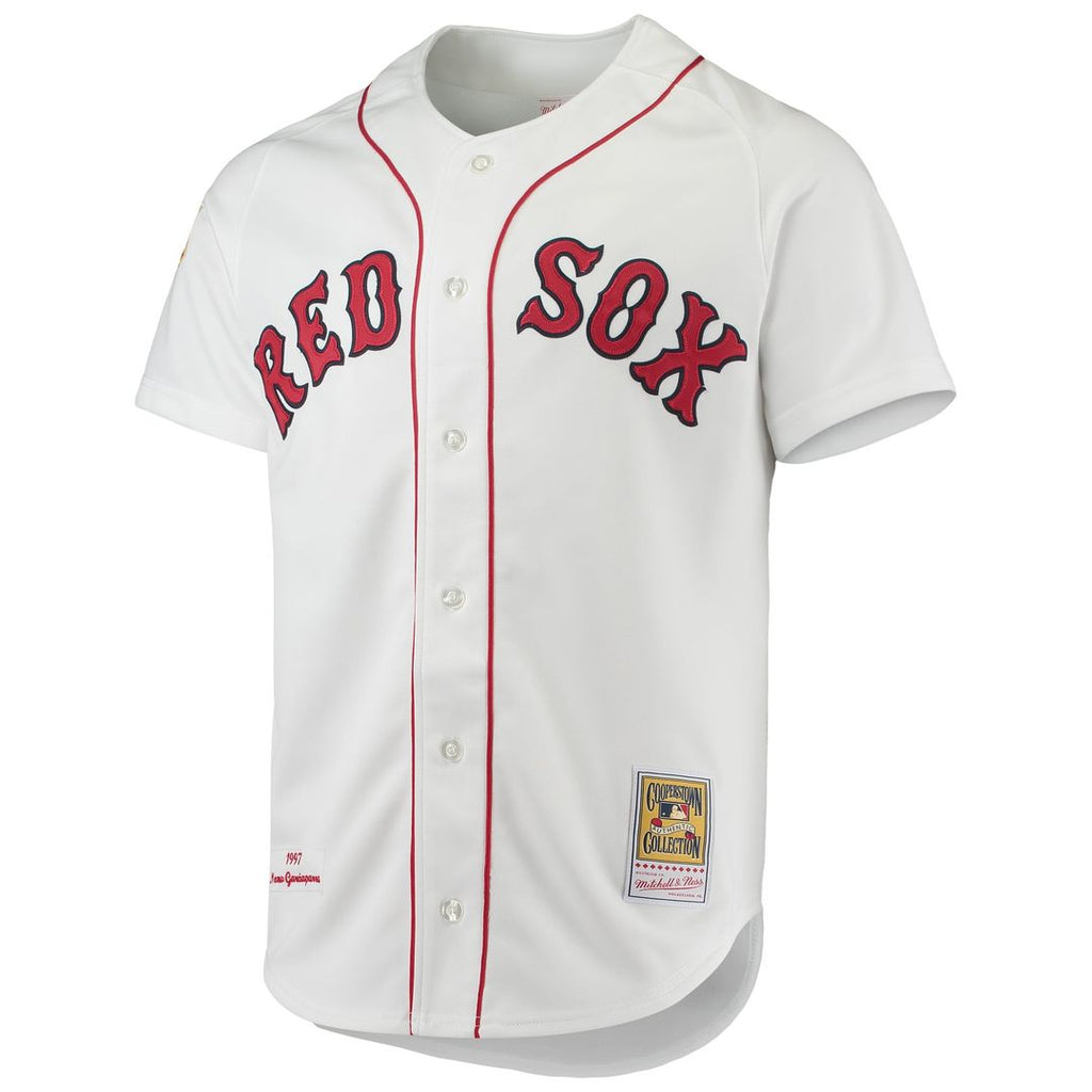 Boston Red Sox Mitchell & Ness Nomar Garciaparra 1997 Cooperstown Collection Authentic Baseball Jersey - White