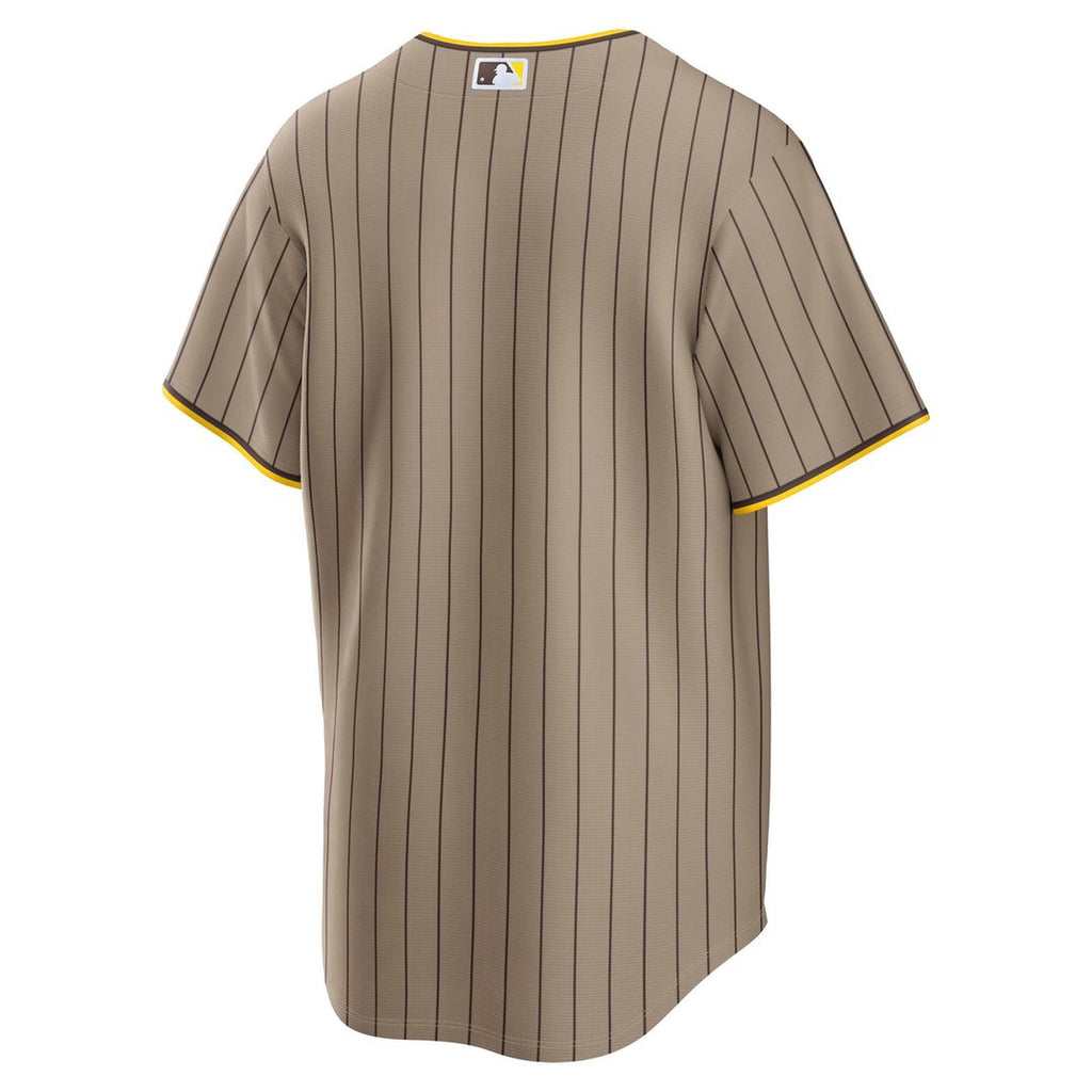 San Diego Padres Nike Alternate Replica Baseball Jersey - Sand