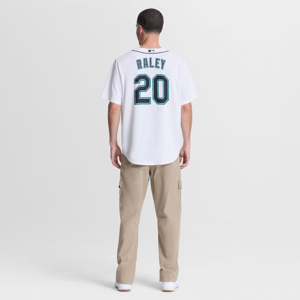 Seattle Mariners Nike Luke Raley Home Replica Baseball Jersey - White