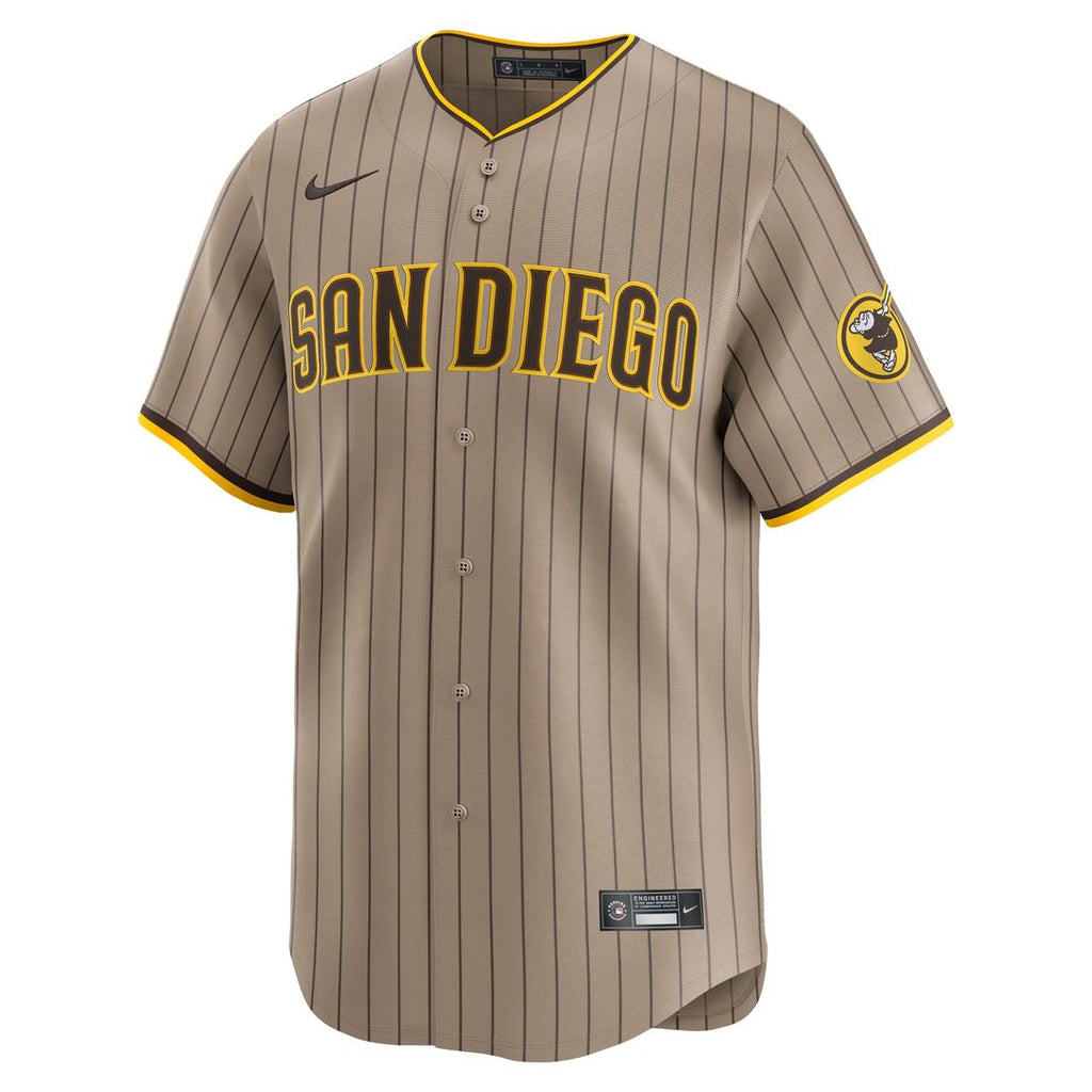 San Diego Padres Nike Fernando Tatis Jr. Alternate Limited Baseball Jersey - Khaki