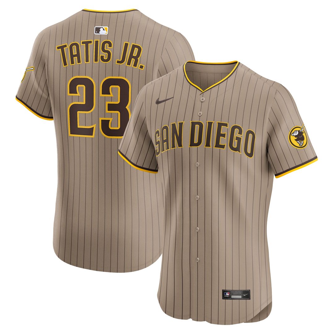 San Diego Padres Nike Fernando Tatis Jr. Home Elite Baseball Jersey - White
