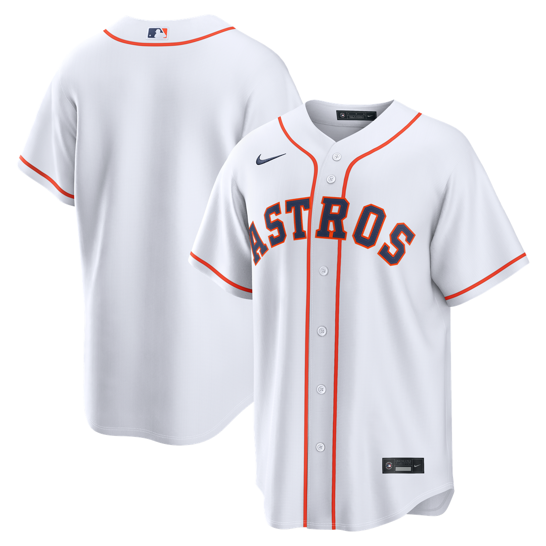 Houston Astros Nike Home Replica Baseball Jersey - White