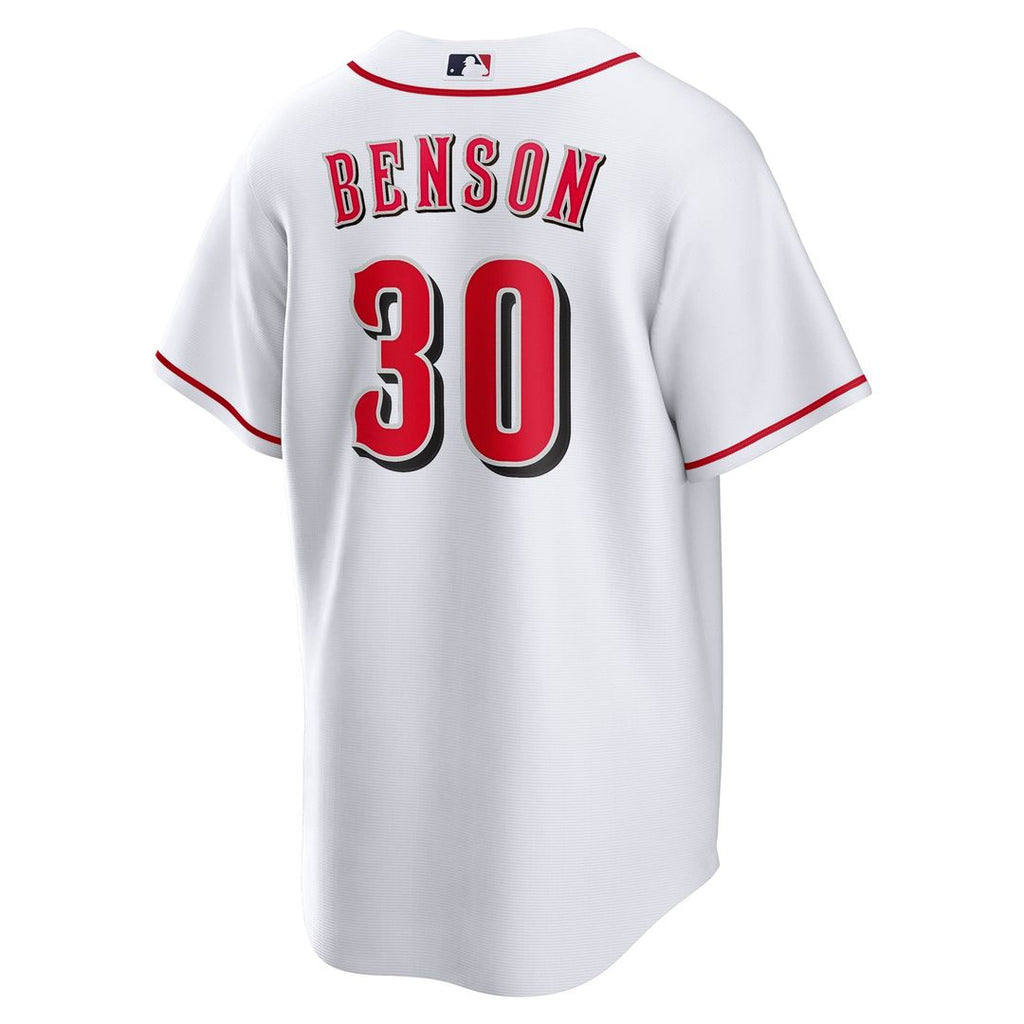 Cincinnati Reds Nike Will Benson Home Replica Baseball Jersey - White