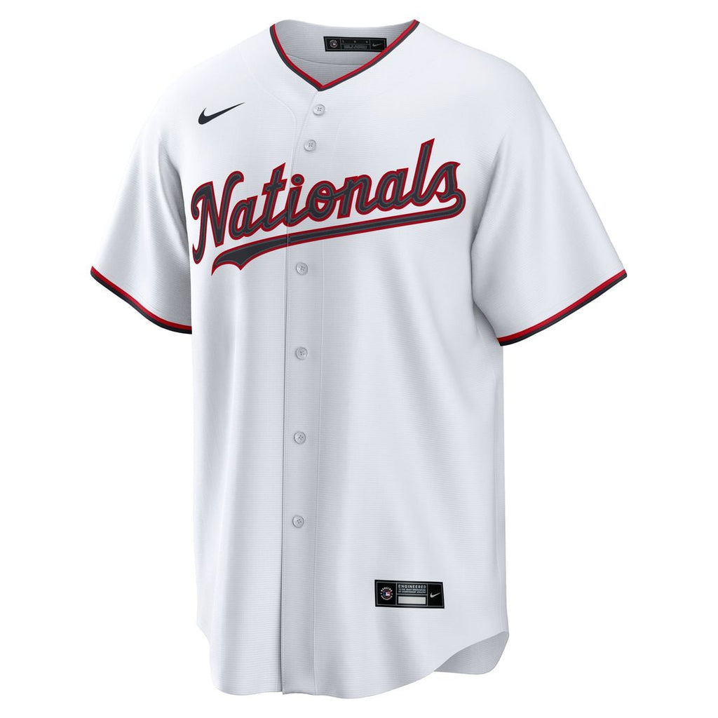 Washington Nationals Nike James Wood Home Replica Baseball Jersey - White