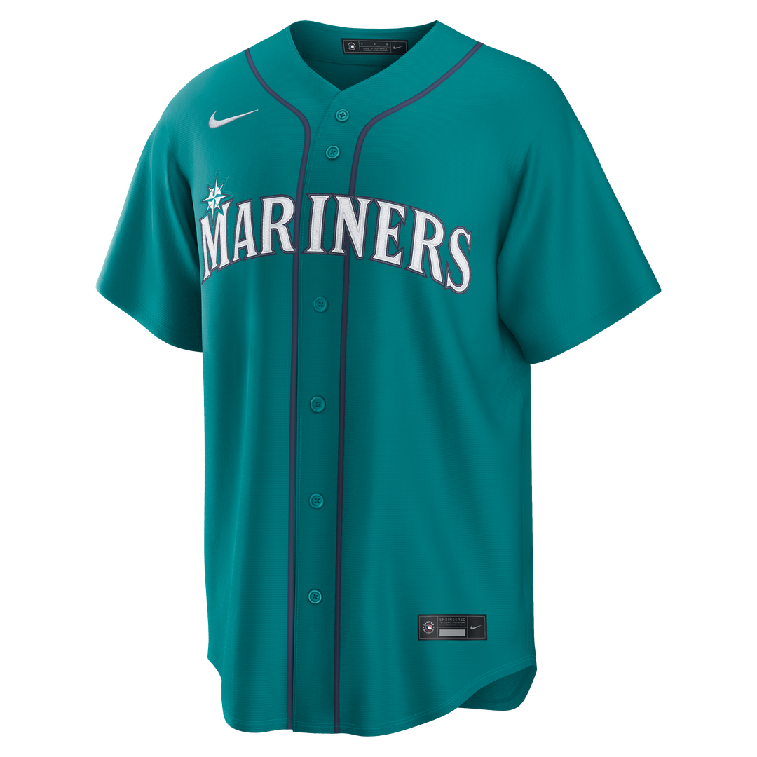 Seattle Mariners Nike Cal Raleigh Alternate Replica Baseball Jersey - Teal