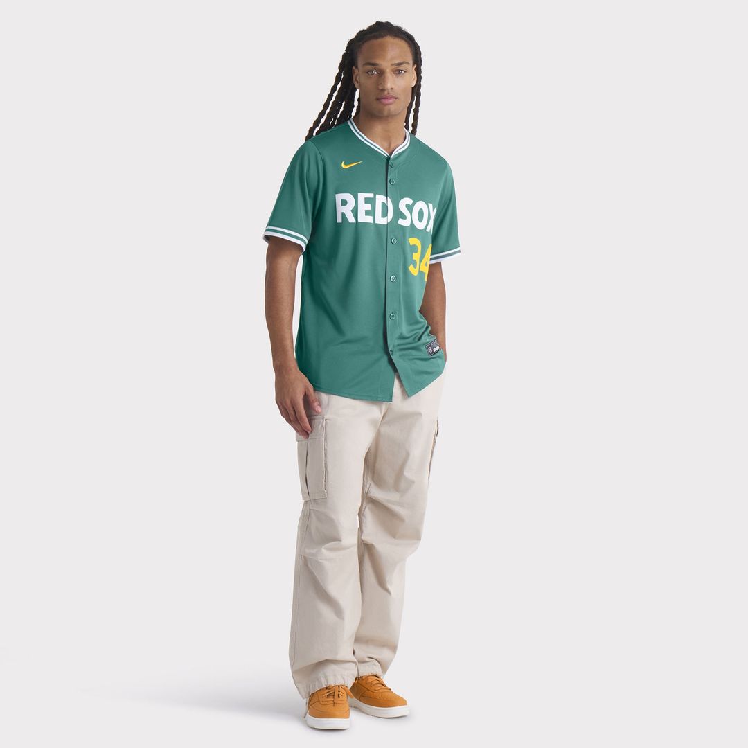 Boston Red Sox Nike David Ortiz 2025 City Connect Limited Retired Baseball Jersey - Green