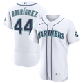 Seattle Mariners Nike Julio Rodriguez Home 50th Season Authentic Baseball Jersey - White