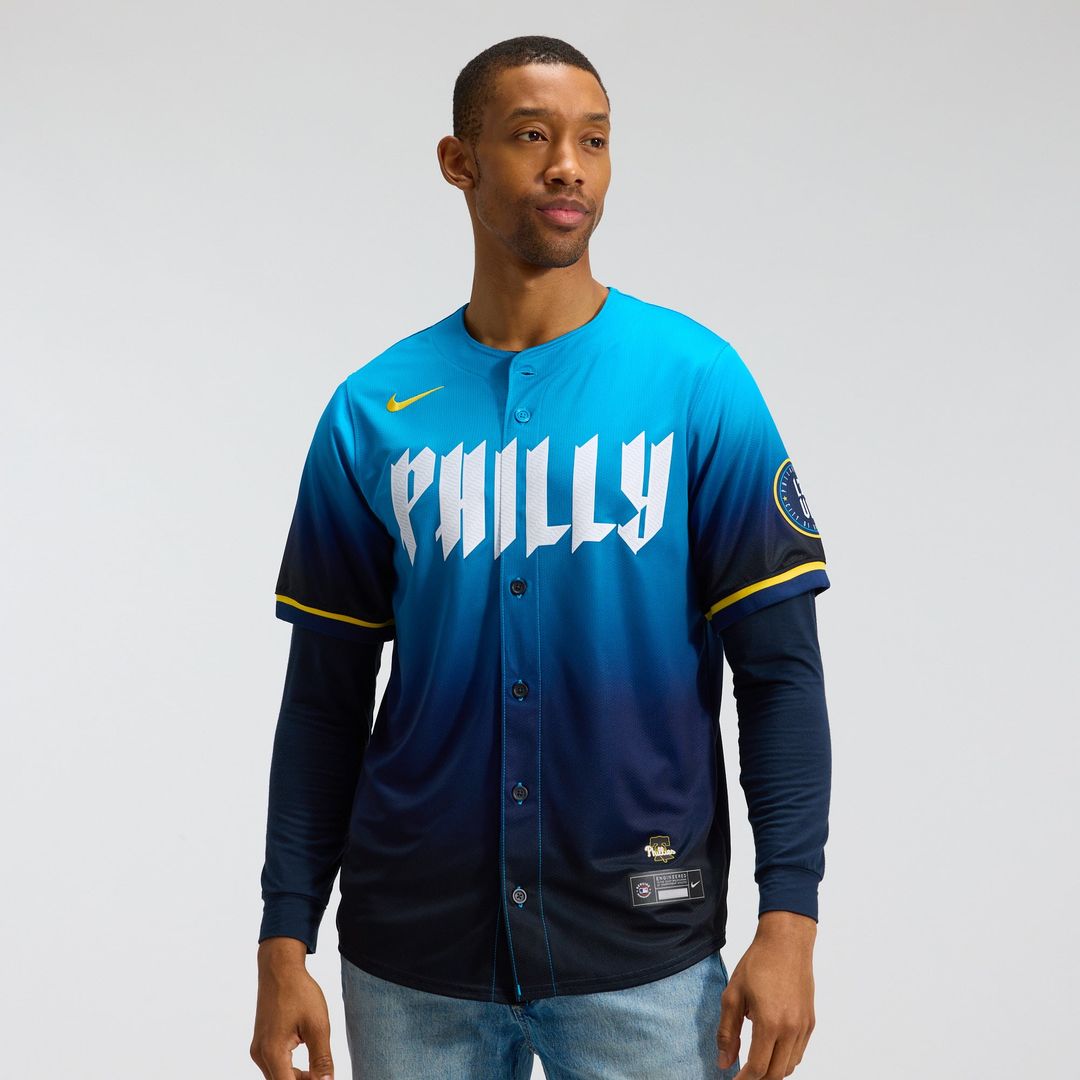 Philadelphia Phillies Nike City Connect Limited Baseball Jersey - Navy