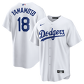 Los Angeles Dodgers Nike Yoshinobu Yamamoto Home Replica Baseball Jersey - White