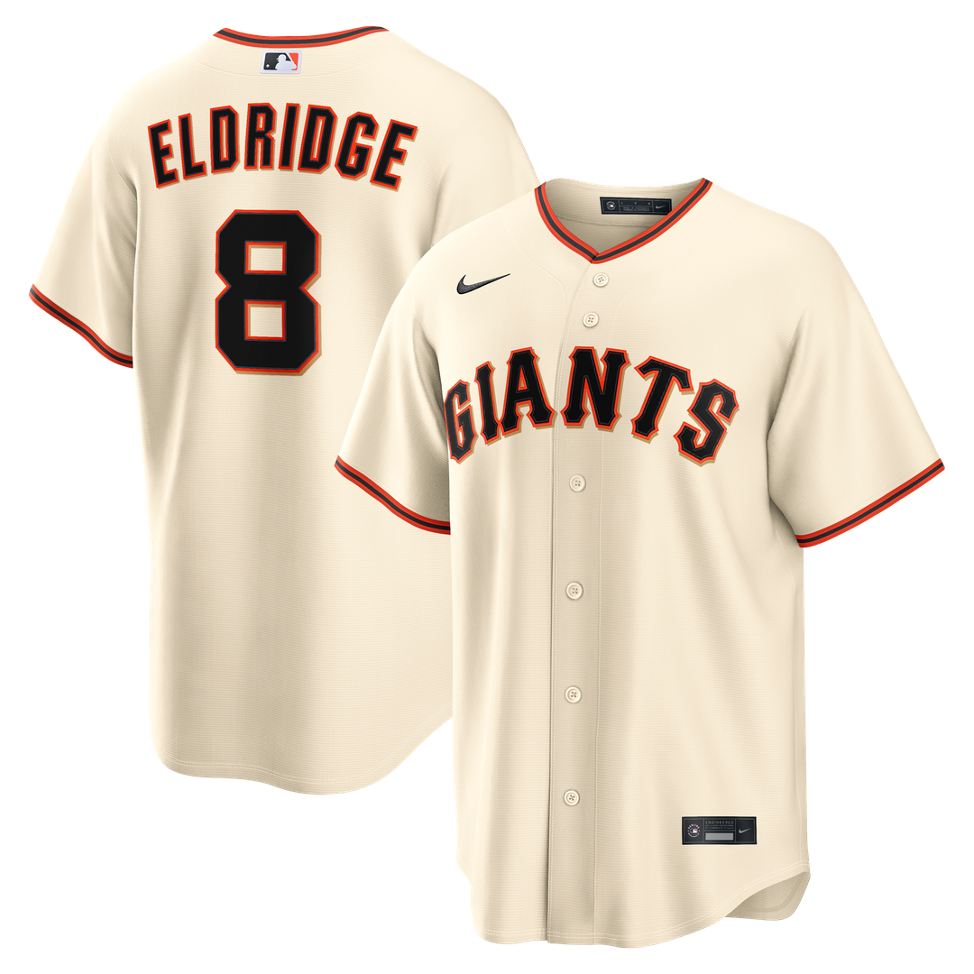 San Francisco Giants Nike Bryce Eldridge Home Replica Baseball Jersey - Cream