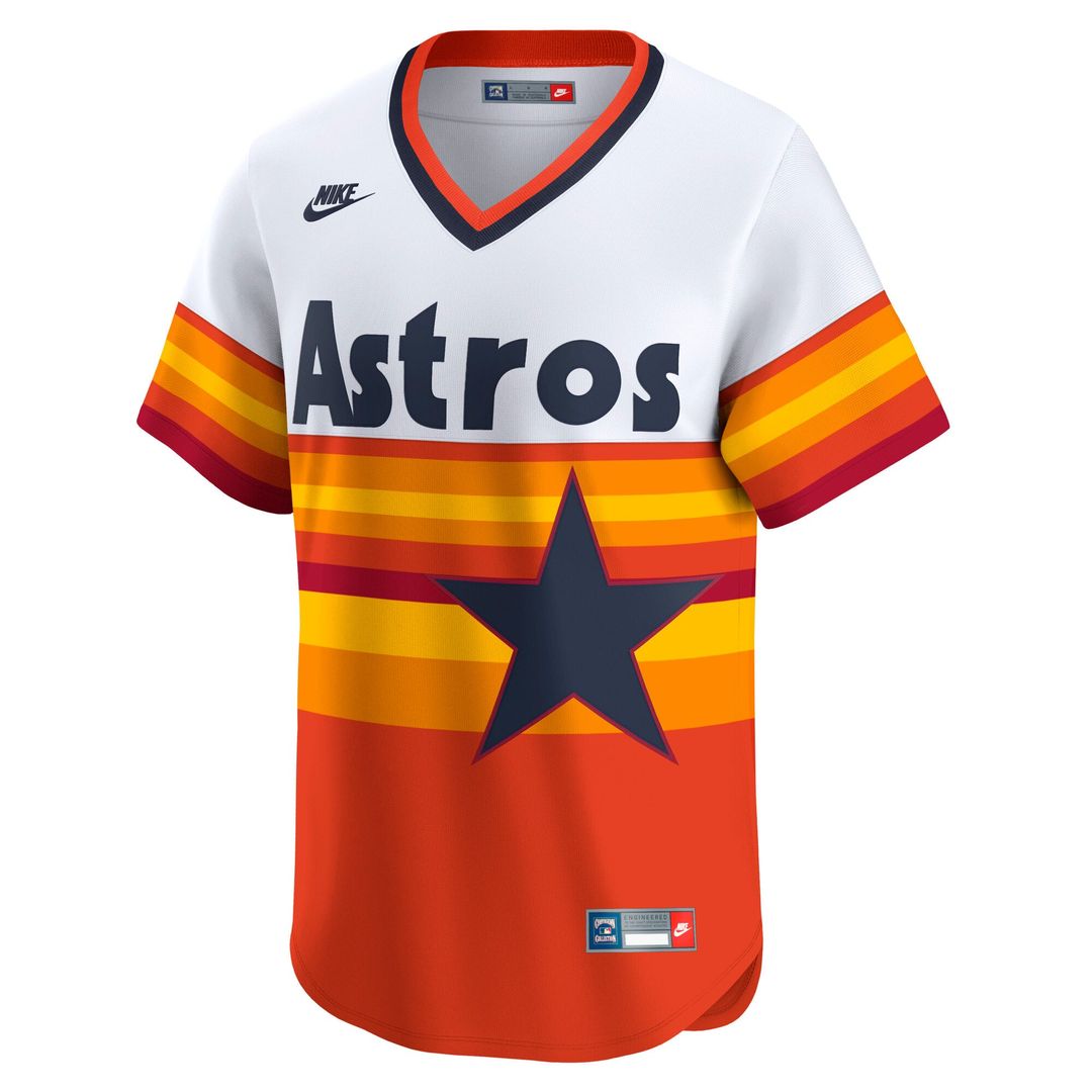 Houston Astros Nike Craig Biggio Throwback Cooperstown Collection Limited Baseball Jersey - White