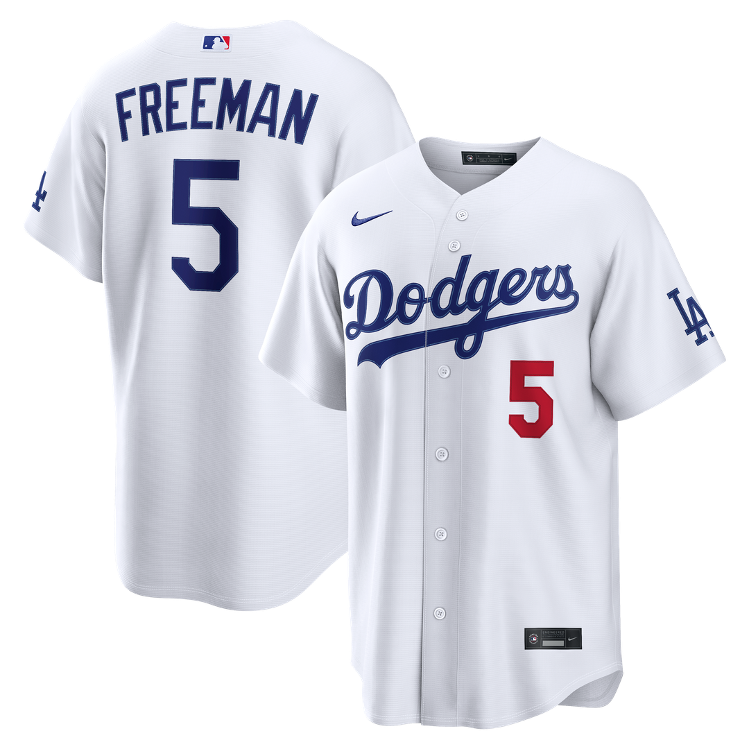 Los Angeles Dodgers Nike Freddie Freeman Home Stadium Baseball Jersey - White