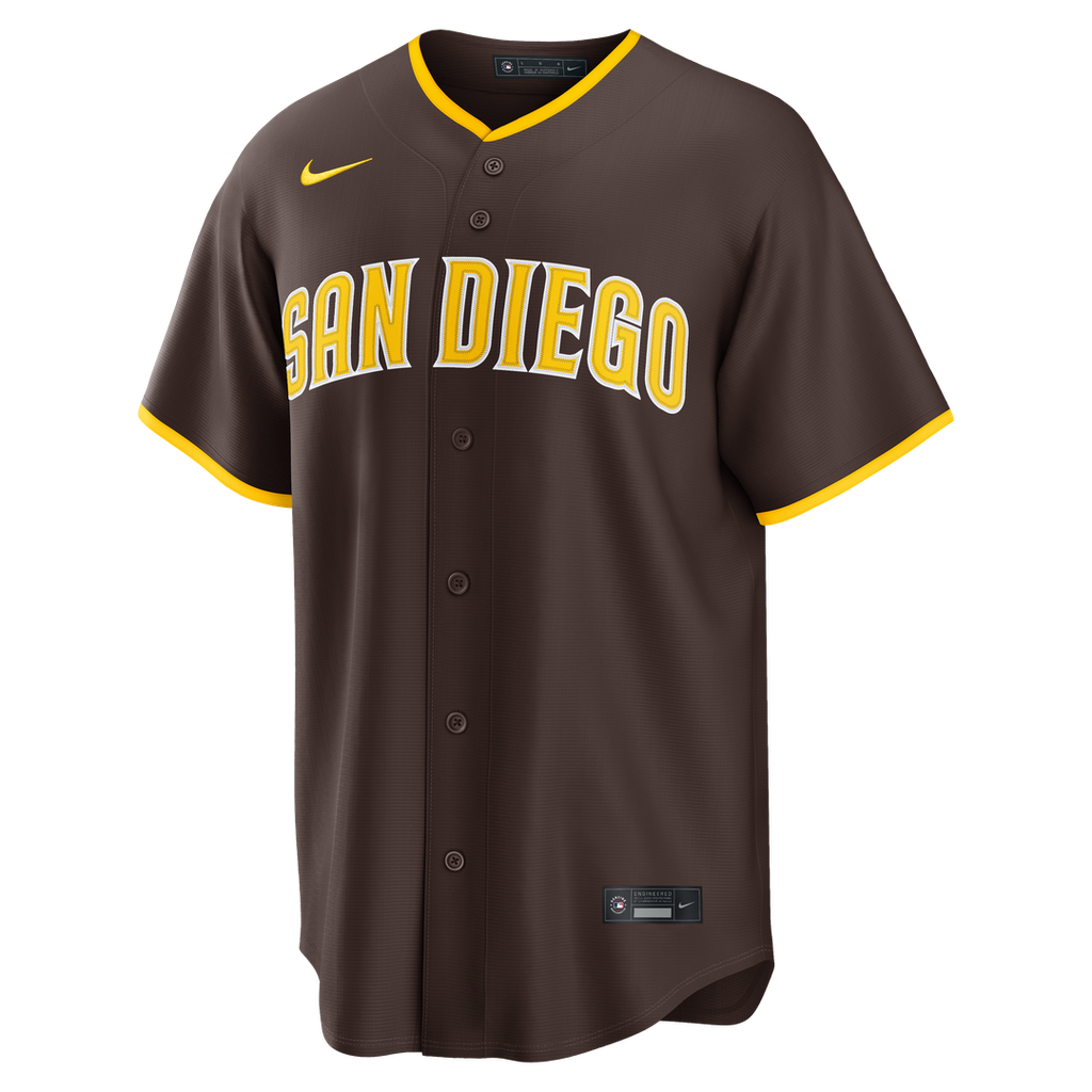 San Diego Padres Nike Fernando Tatis Jr. Alternate Replica Baseball Jersey - Sand
