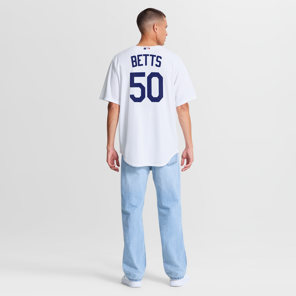 Los Angeles Dodgers Nike Mookie Betts Home Replica Baseball Jersey - White