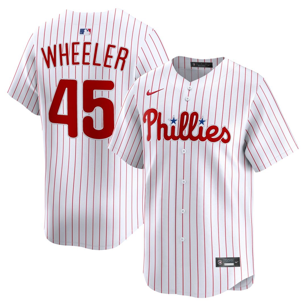 Philadelphia Phillies Nike Zack Wheeler Home Limited Baseball Jersey - White