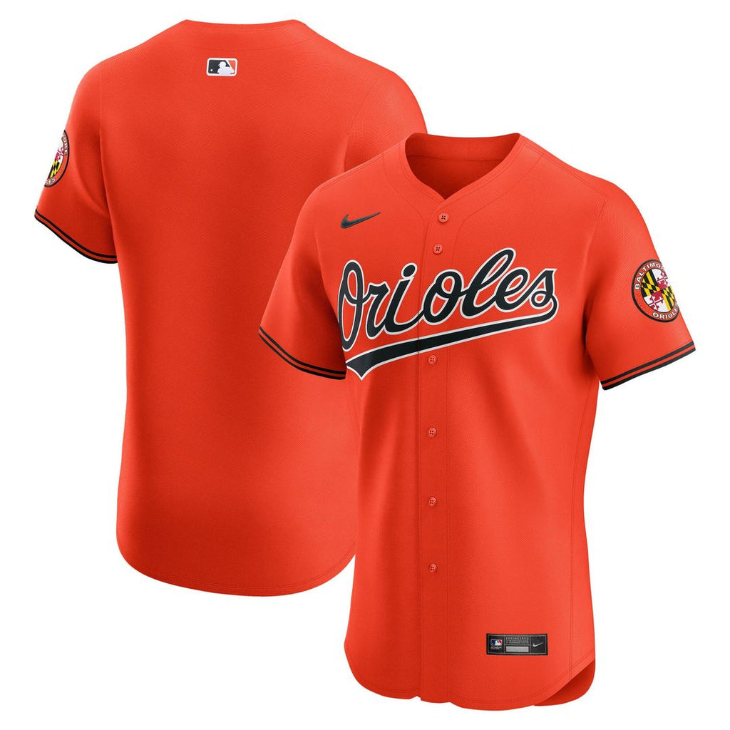 Baltimore Orioles Nike Alternate 2 Elite Baseball Jersey - Orange
