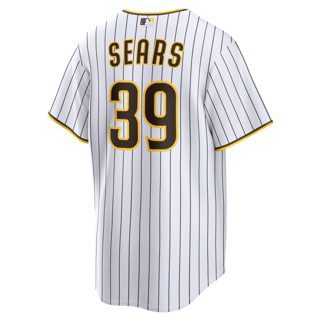 San Diego Padres Nike JP Sears Home Replica Baseball Jersey - White