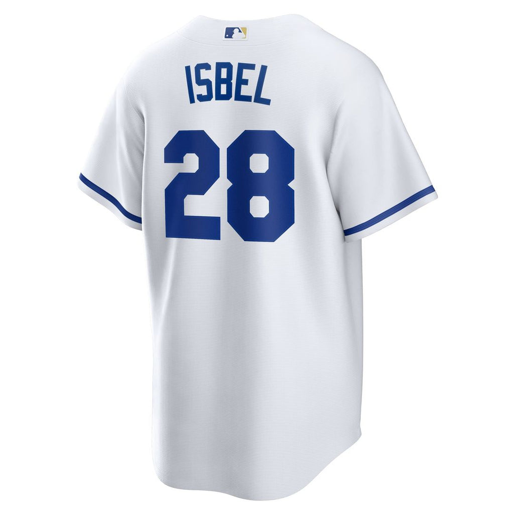 Kansas City Royals Nike Kyle Isbel Home Replica Baseball Jersey - White