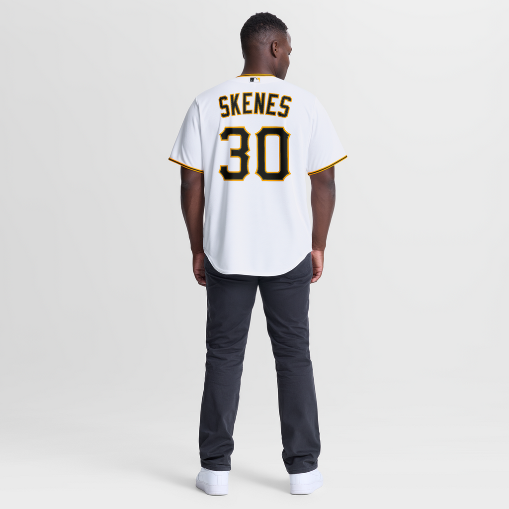 Pittsburgh Pirates Nike Paul Skenes Home Replica Baseball Jersey - White