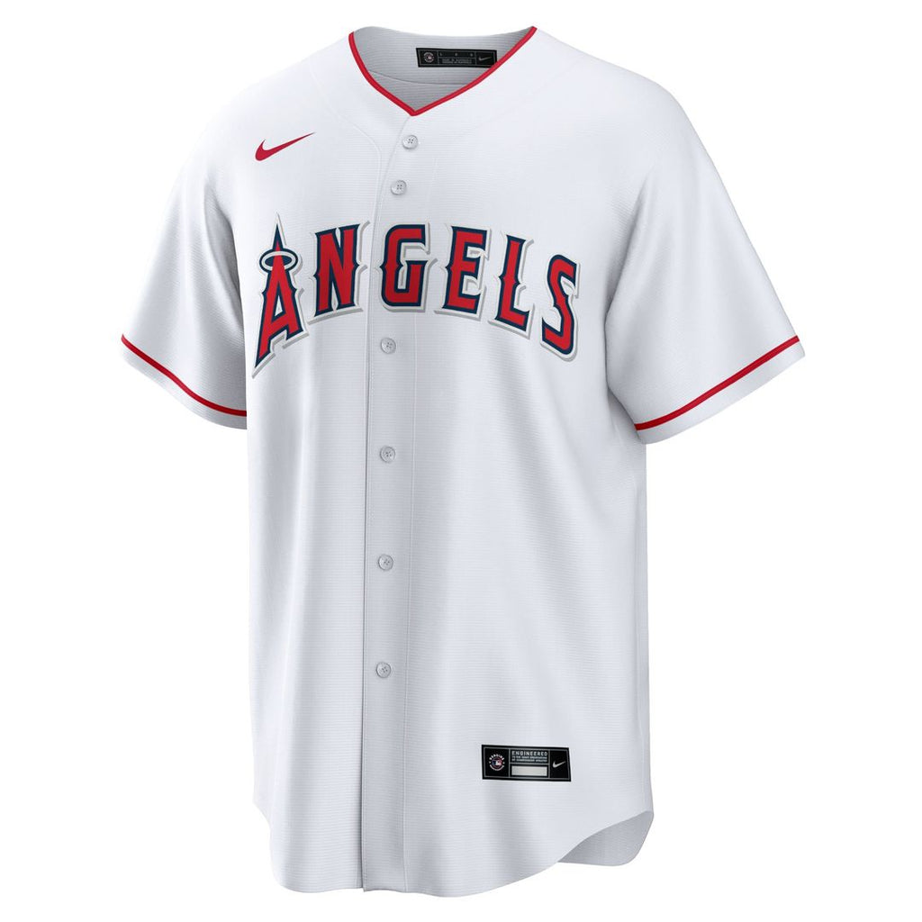 Los Angeles Angels Nike Home Blank Replica Baseball Jersey - White