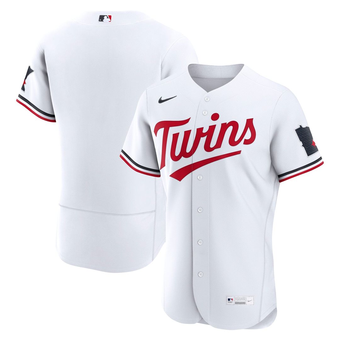Minnesota Twins Nike Alternate Authentic Baseball Jersey - Cream