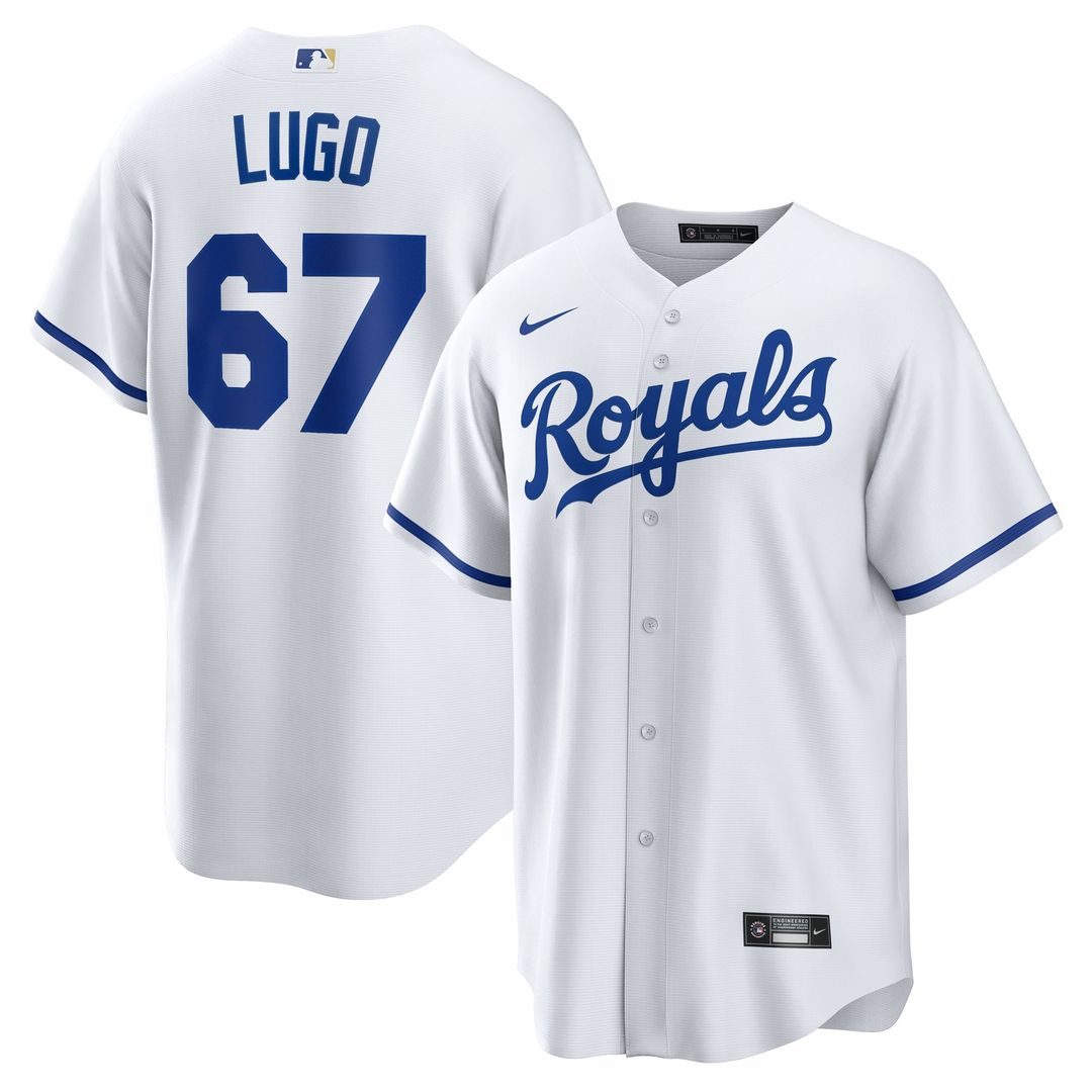 Kansas City Royals Nike Seth Lugo Home Replica Baseball Jersey - White