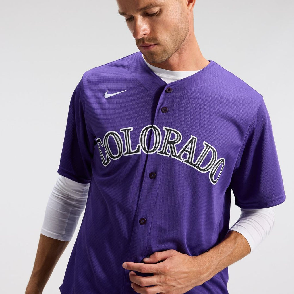 Colorado Rockies Nike Alternate Replica Team Baseball Jersey - Purple