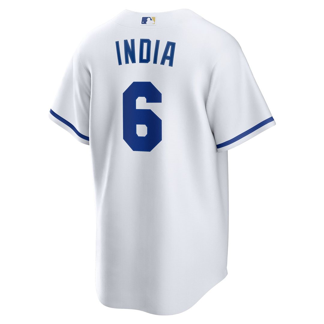 Kansas City Royals Nike Jonathan India Home Replica Baseball Jersey - White
