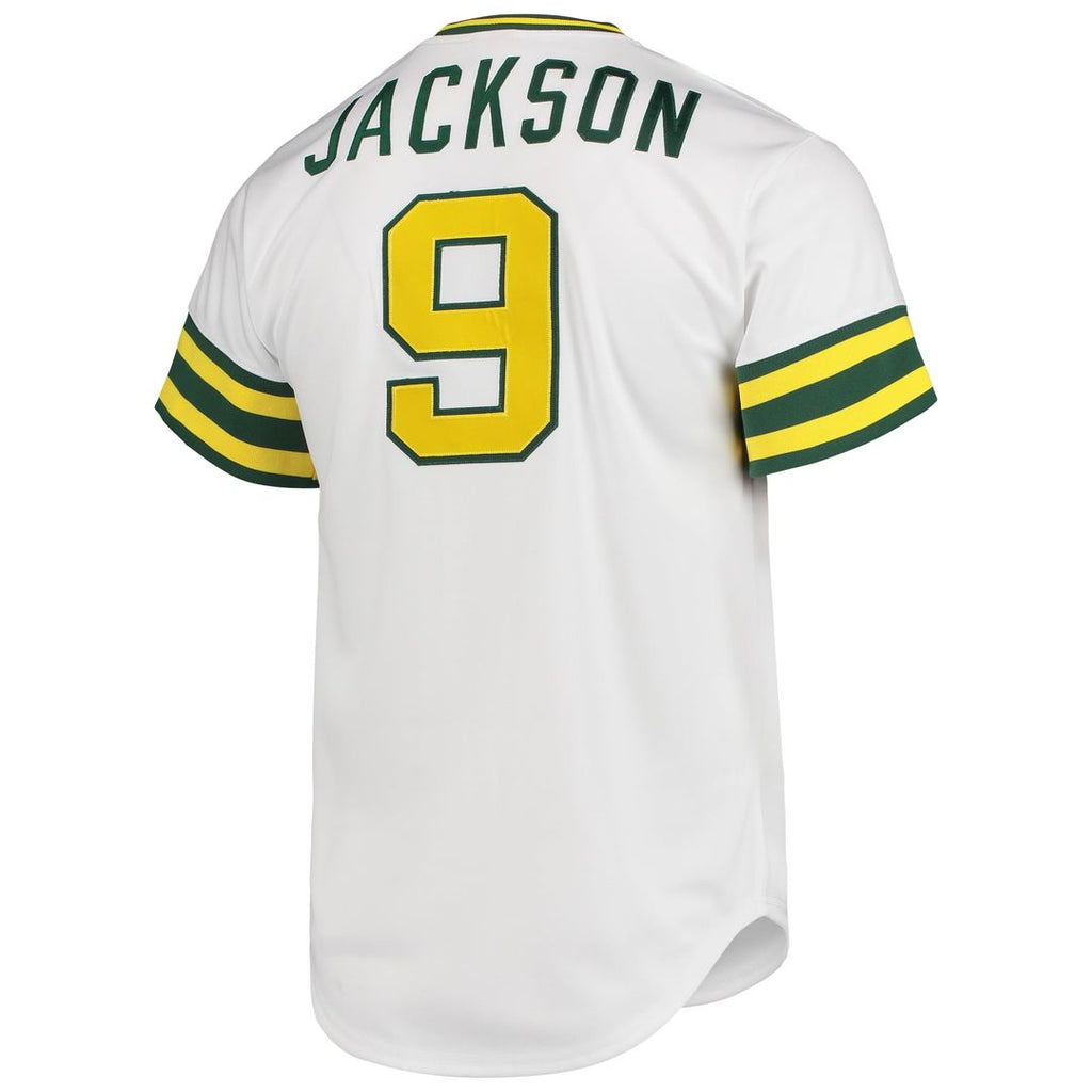 Athletics Mitchell & Ness Reggie Jackson 1972 Cooperstown Collection Authentic Baseball Jersey - White