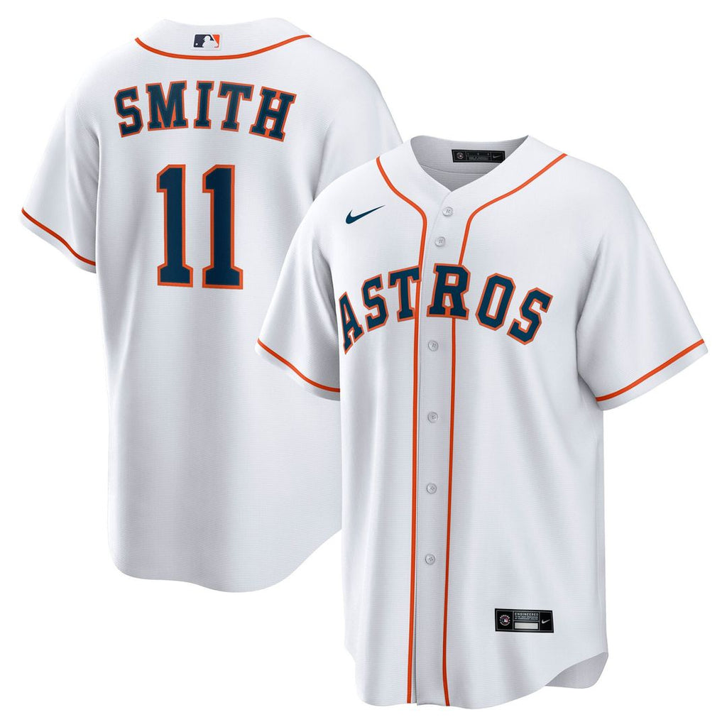 Houston Astros Nike Cam Smith Home Replica Baseball Jersey - White