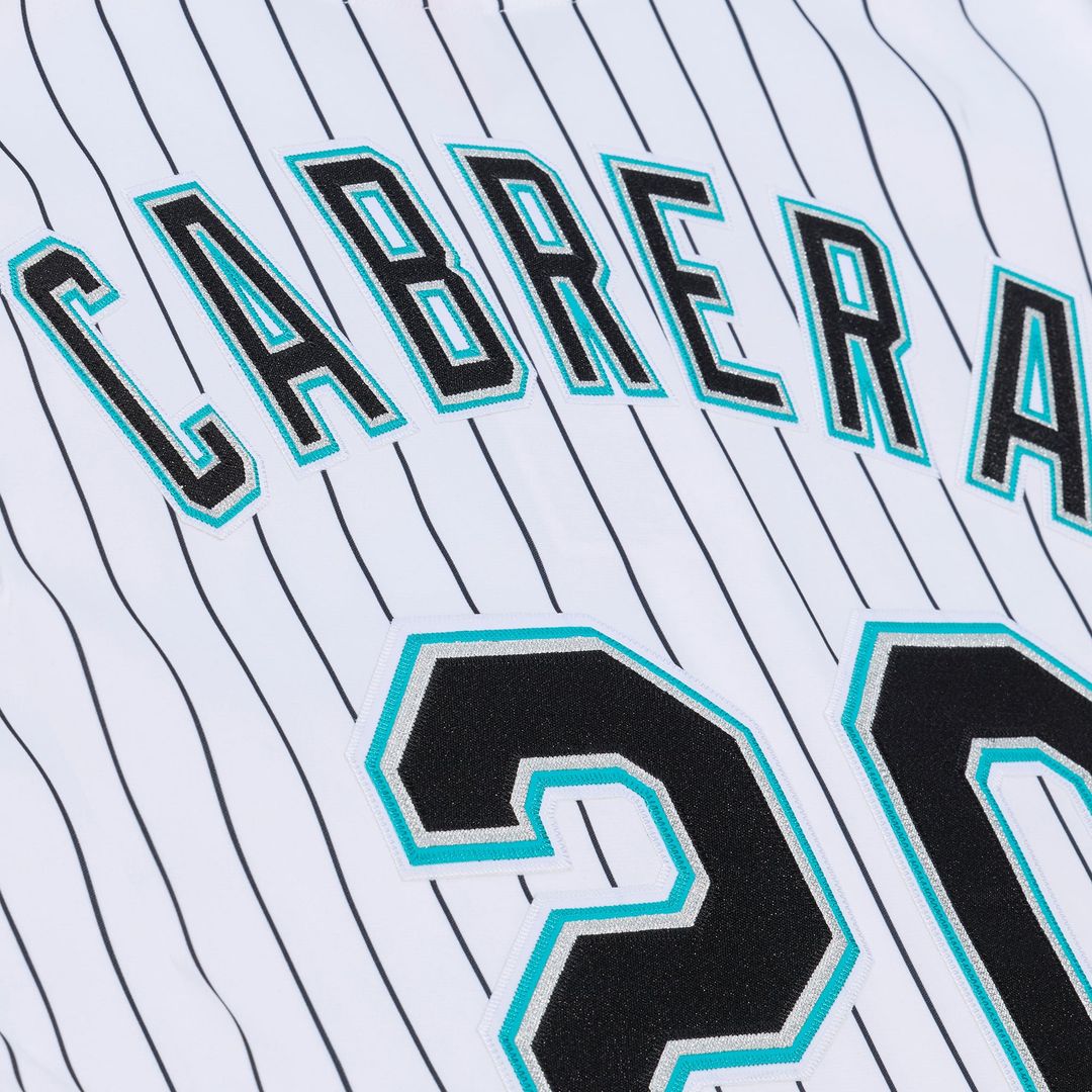 Florida Marlins Mitchell & Ness Miguel Cabrera 2003 Cooperstown Collection Authentic Baseball Jersey - White