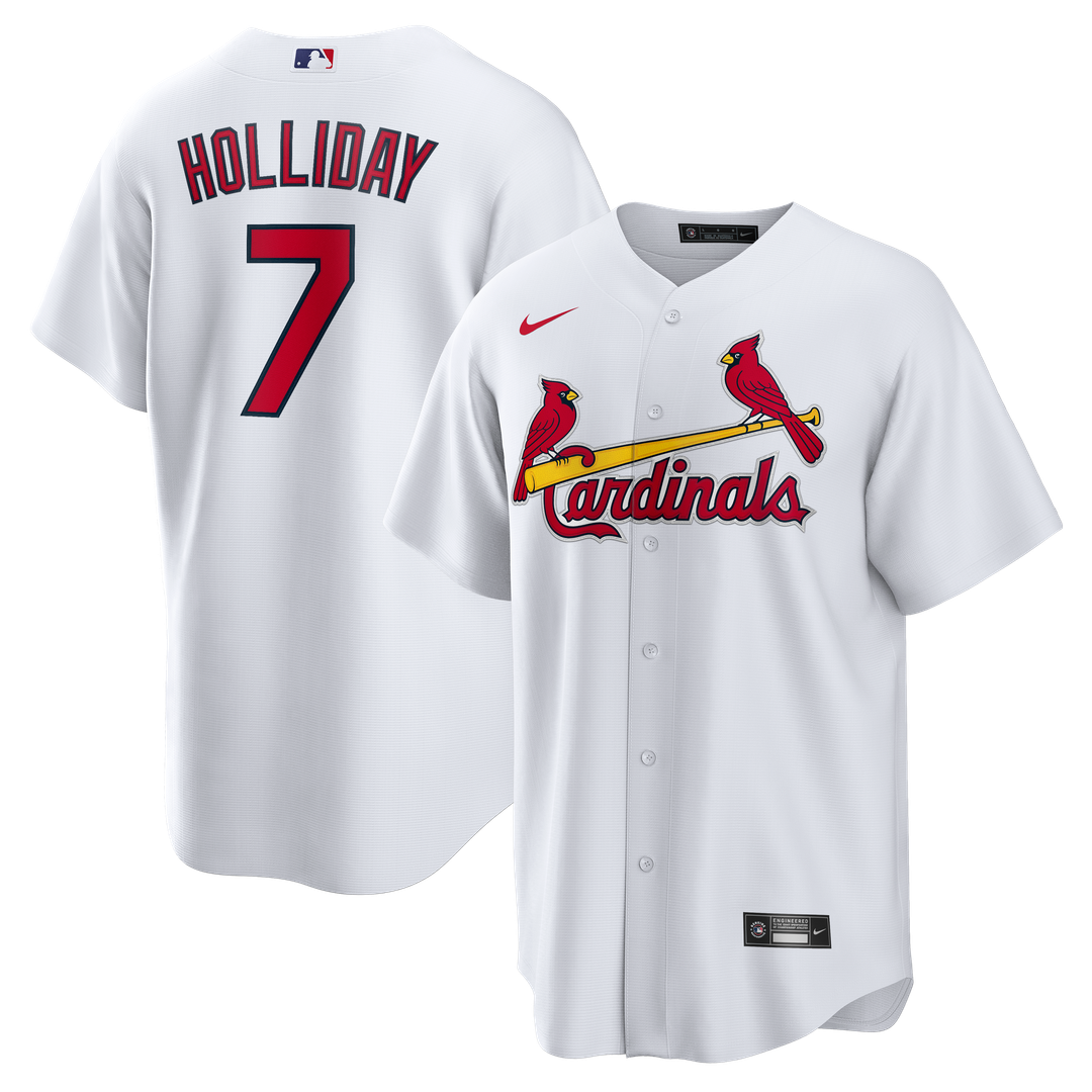 St. Louis Cardinals Nike Matt Holliday Home Retired Player Replica Baseball Jersey - White