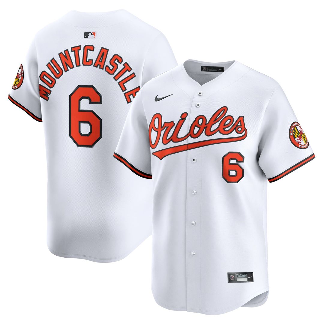 Baltimore Orioles Nike Ryan Mountcastle Home Limited Baseball Jersey - White