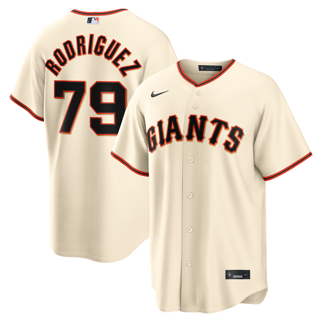 San Francisco Giants Nike Jesus Rodriguez Home Replica Baseball Jersey - Cream