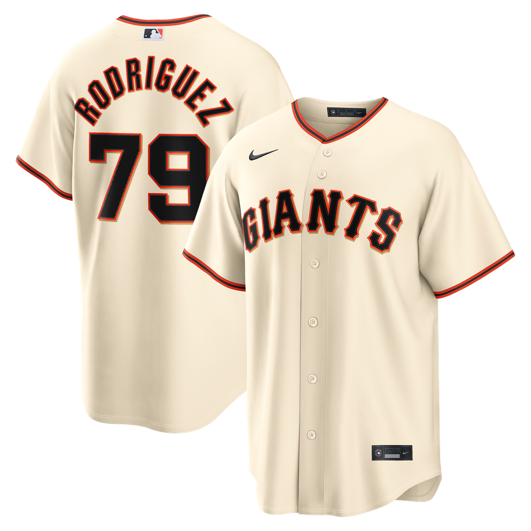 San Francisco Giants Nike Jesus Rodriguez Home Replica Baseball Jersey - Cream
