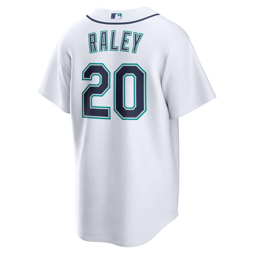 Seattle Mariners Nike Luke Raley Home Replica Baseball Jersey - White