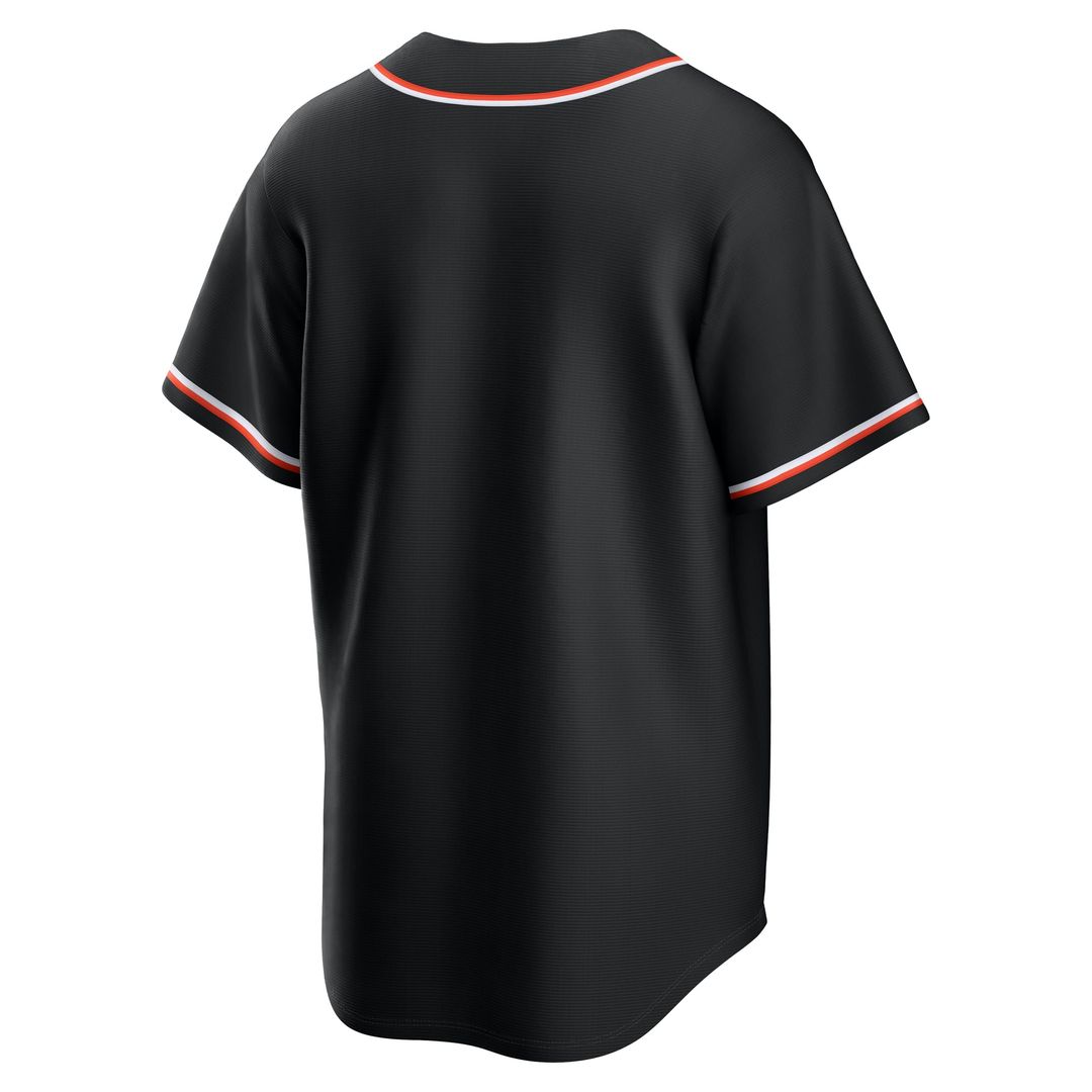 Baltimore Orioles Nike Fashion Replica Black Out Baseball Jersey