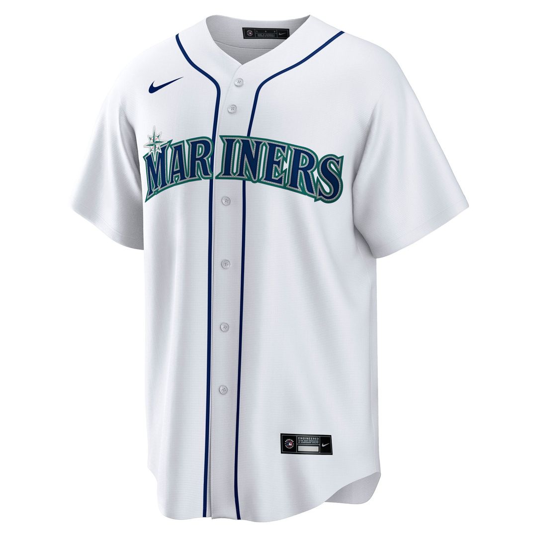 Seattle Mariners Nike Cal Raleigh Home Replica Baseball Jersey - White