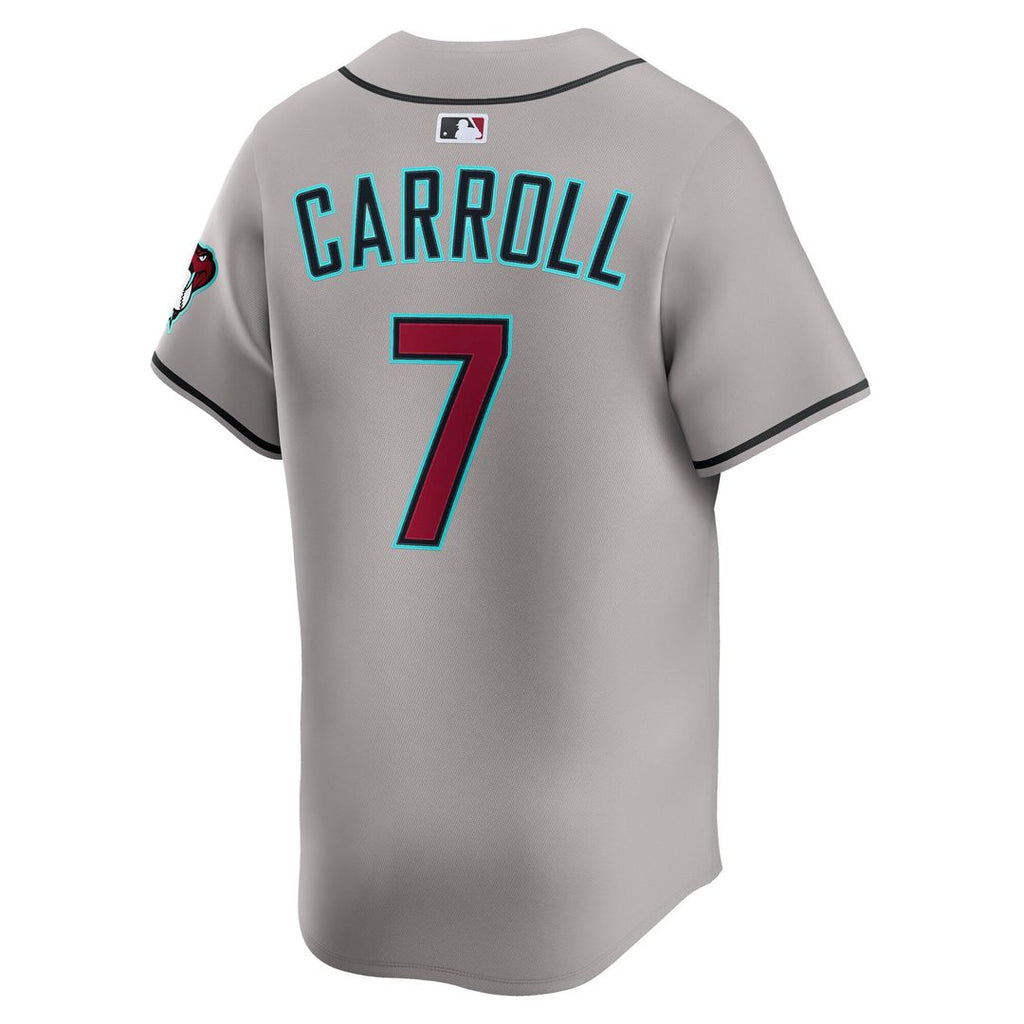 Arizona Diamondbacks Nike Corbin Carroll Road Limited Baseball Jersey - Gray