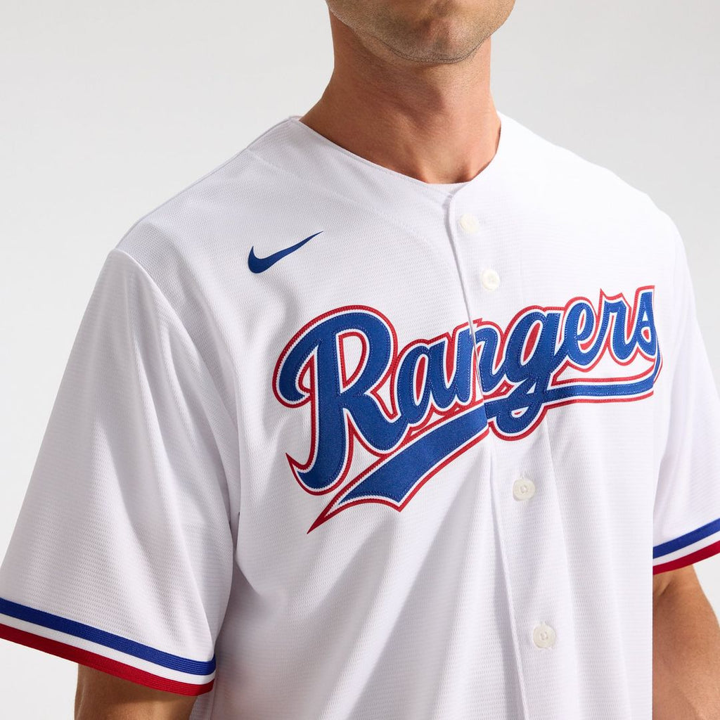 Texas Rangers Nike Home Replica Team Baseball Jersey - White